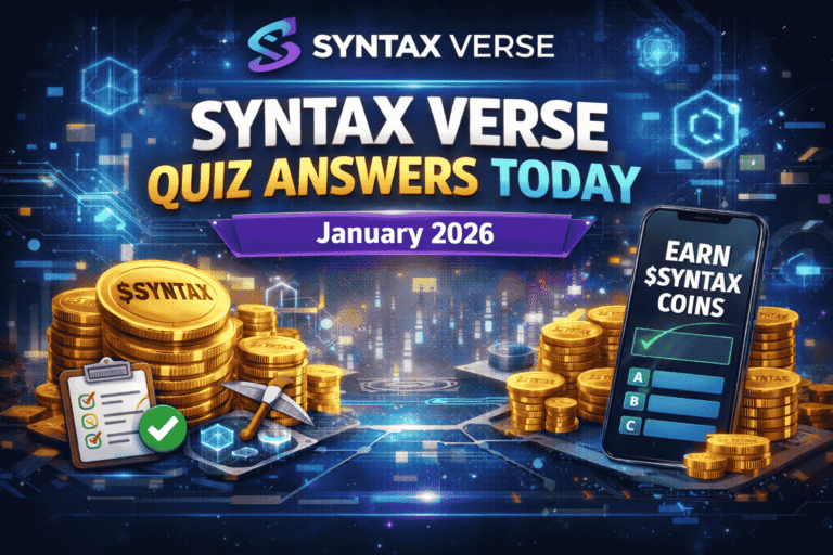 Syntax Verse Quiz Answers